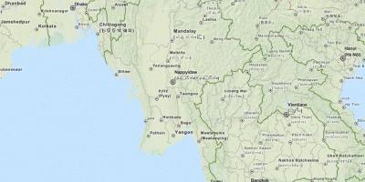 Gps kartta Myanmar